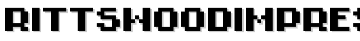 RittswoodImpresive Bold font